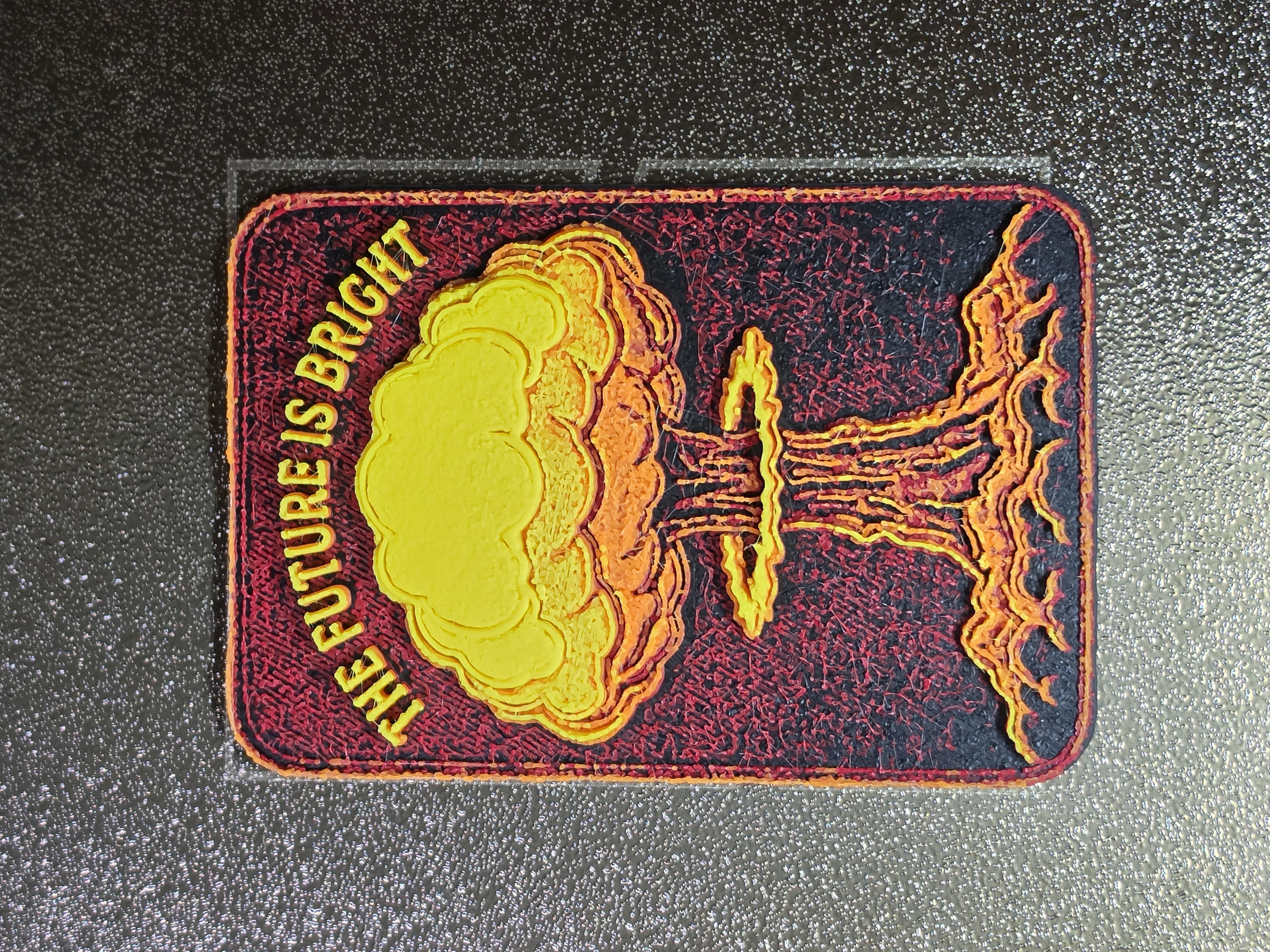 "The Future Is Bright" Atomic Mushroom Cloud