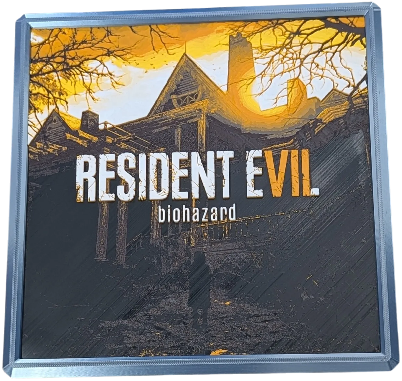 Resident Evil 7 – HueForge Wall Art with Frame