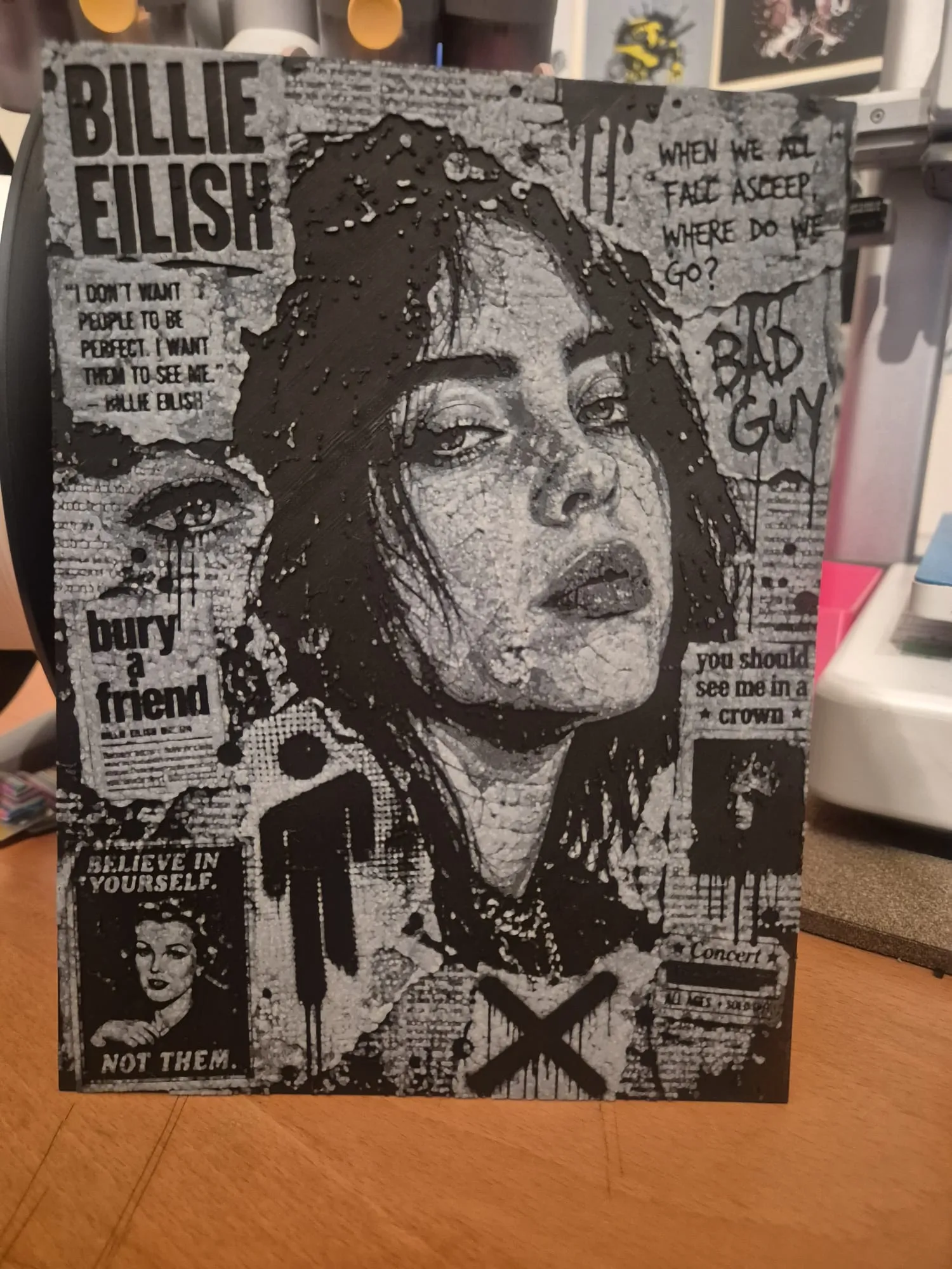 billie eilish newspaper