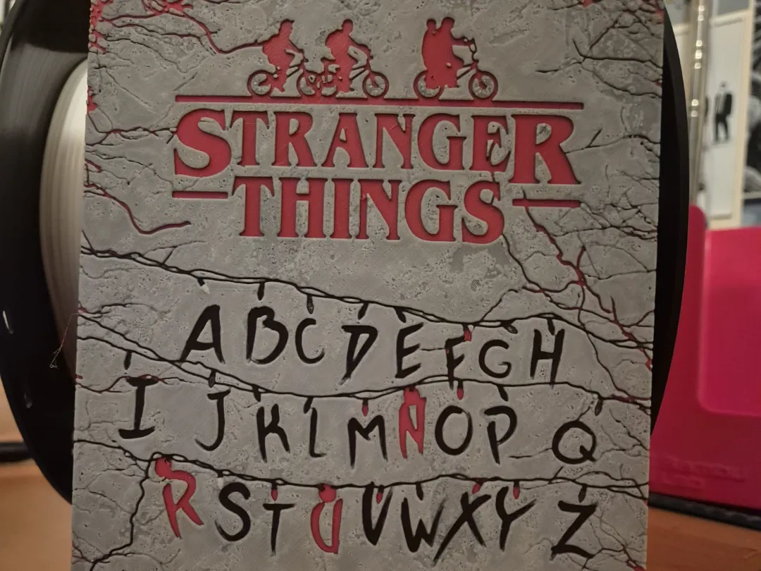 strangerthings poster hueforge