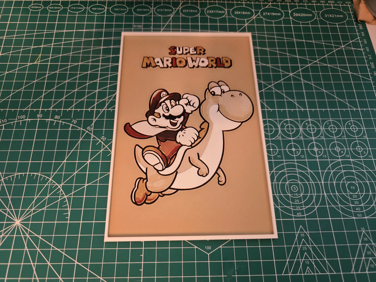 Super Mario World Game Poster - Hueforge Art