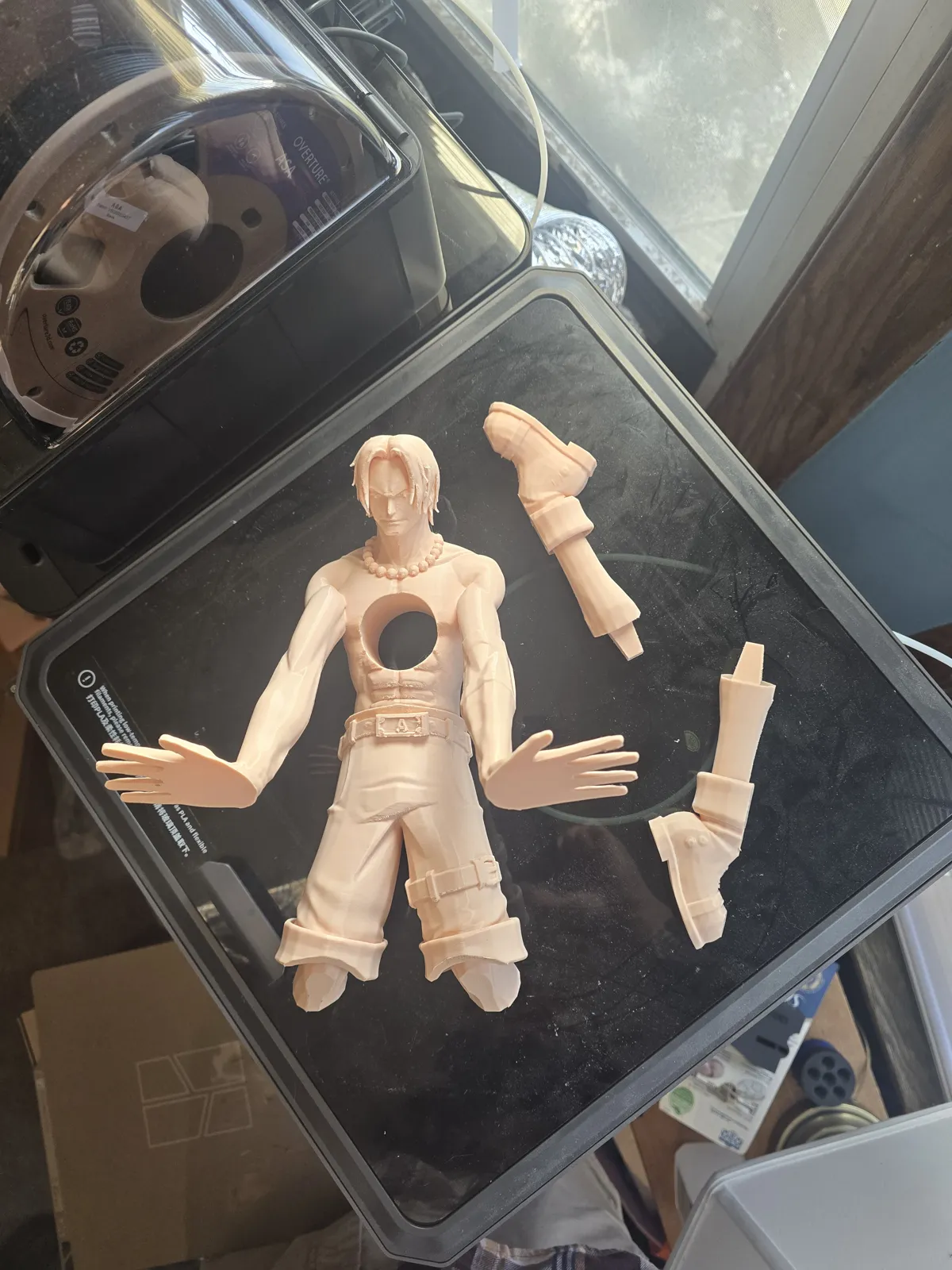 One Piece Ace Inspired Wine Holder