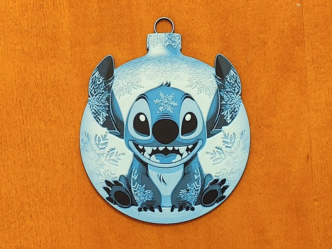 Stitch Christmas Tree Decoration Ornament Bauble