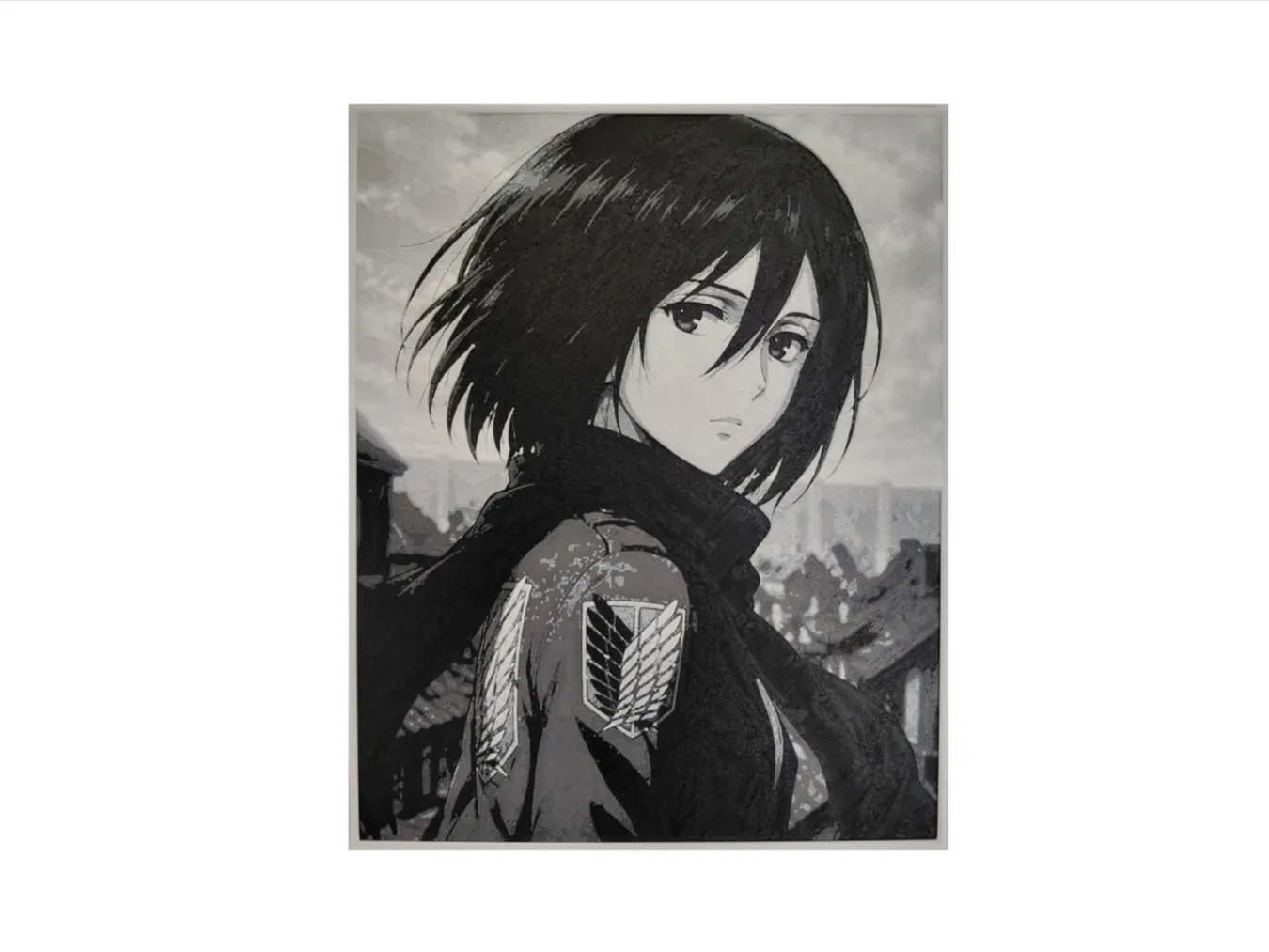 Mikasa Ackerman Poster ( Attack On Titan) hueforge