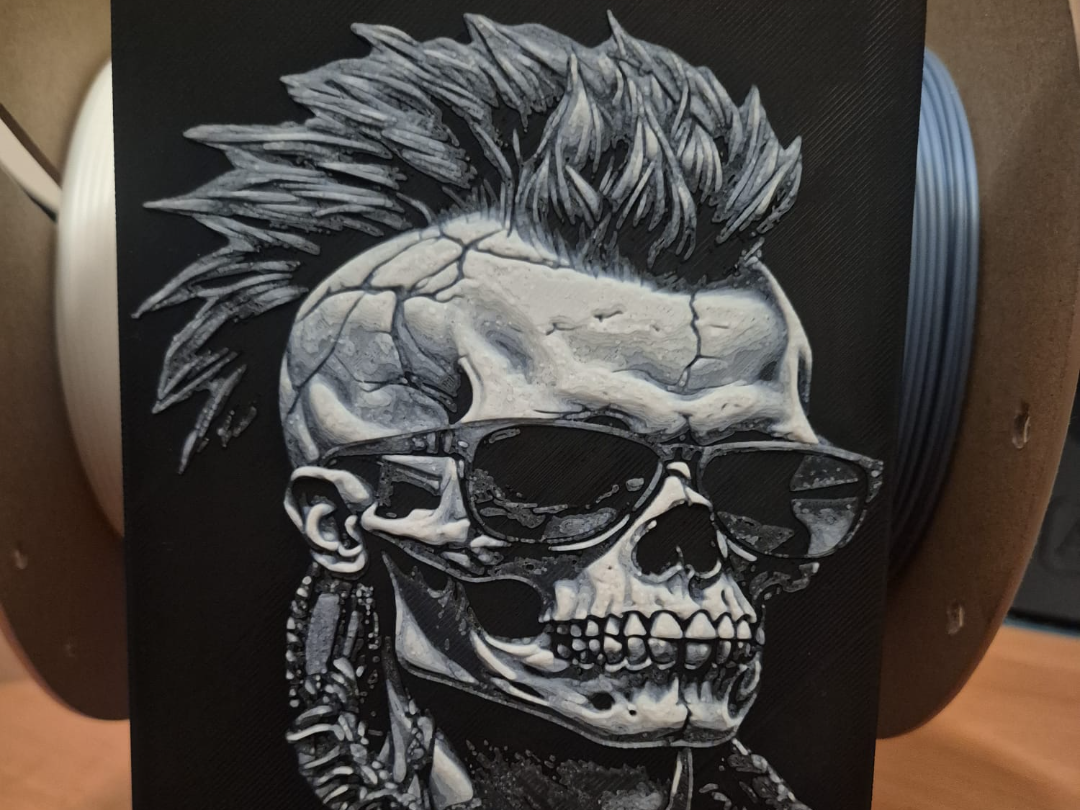 skull punk hueforge