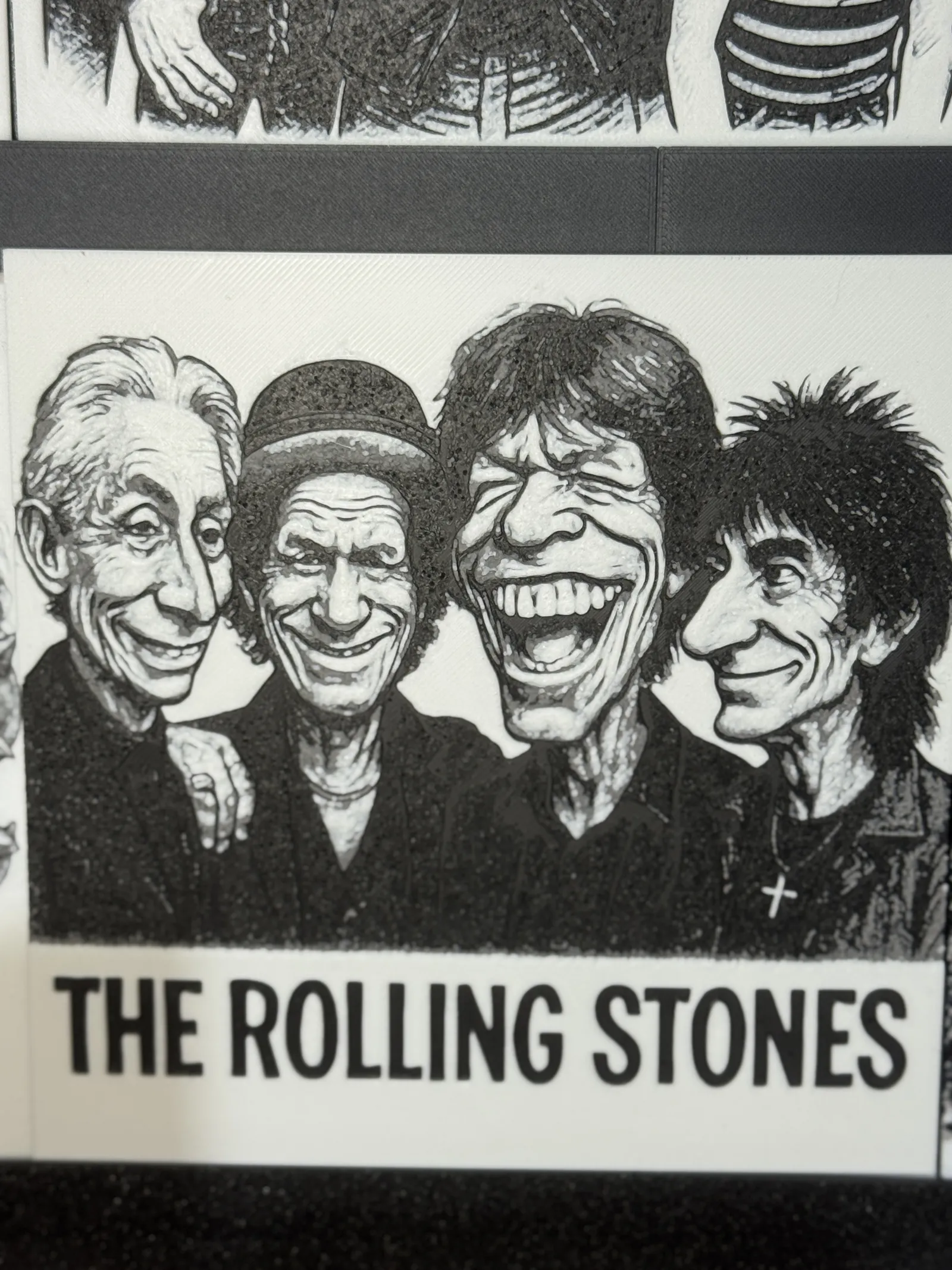 Hue Forge Karikatur Rolling Stones