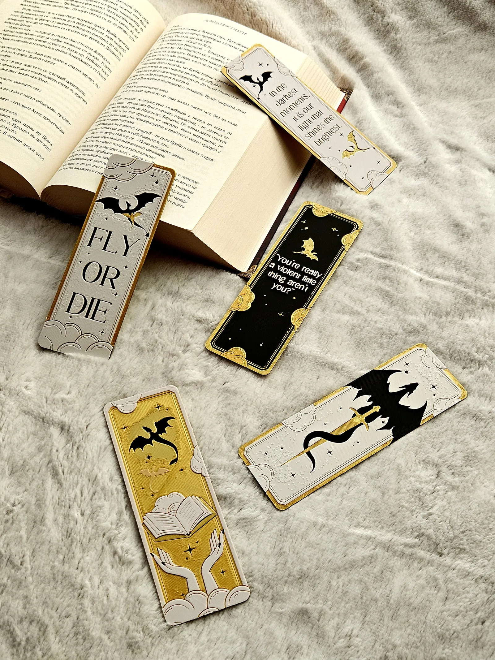 Fourth Wing - Bookmarks Set 1/2