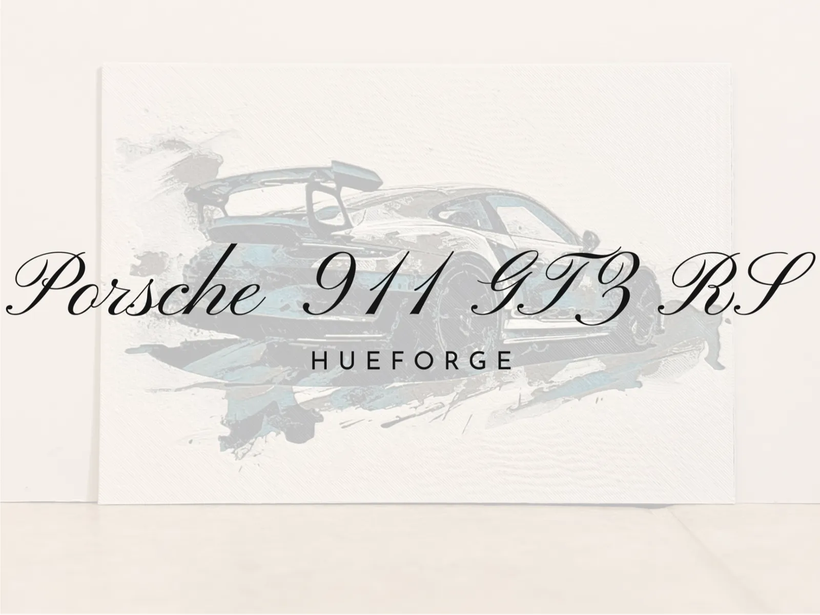 Porsche 911 GT3 RS Hueforge