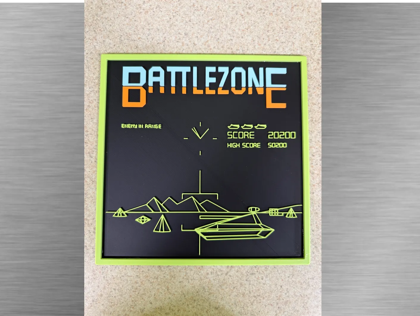 Battlezone Arcade-V2 Game space 200x200w Frame