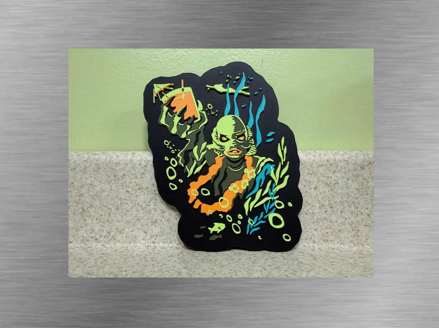 Tiki Art -Rum Creature Cutout