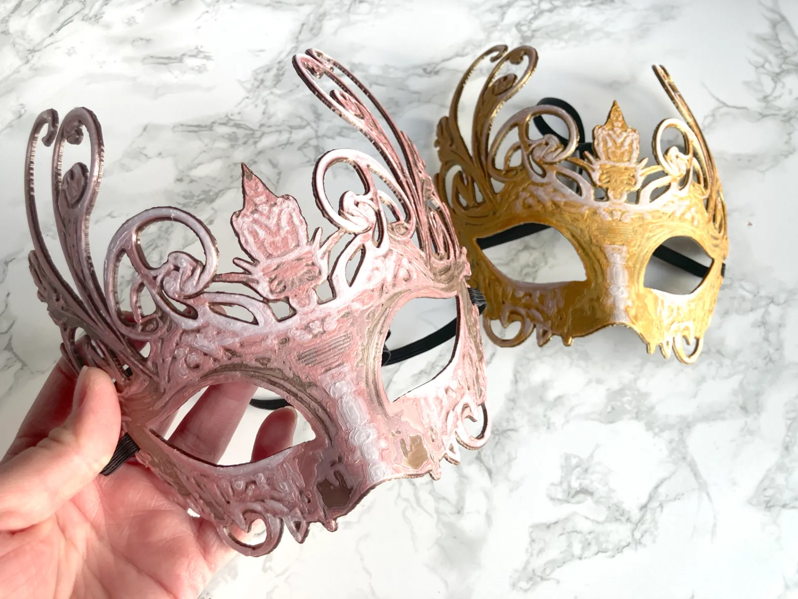 Filigree Masquerade Mask - Hueforge - prints flat