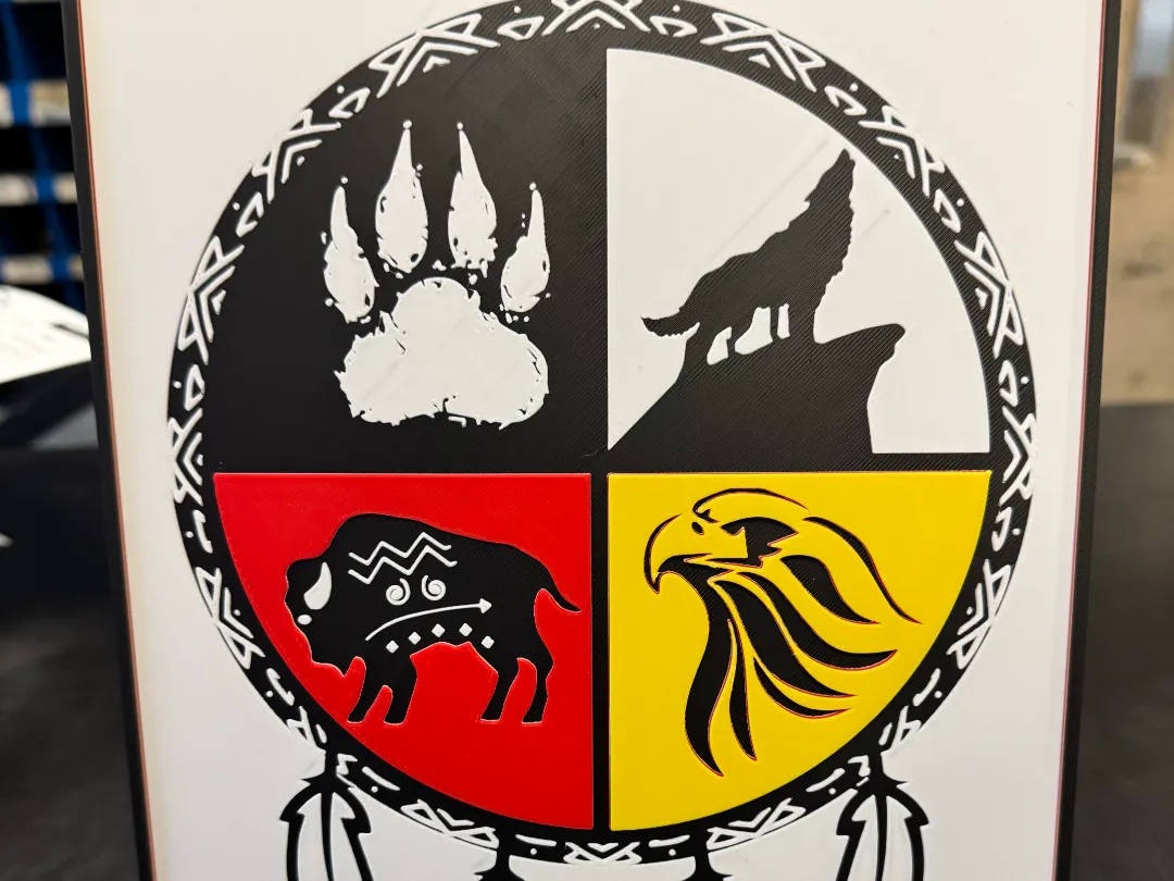 Native American Medicine Wheel Hueforge
