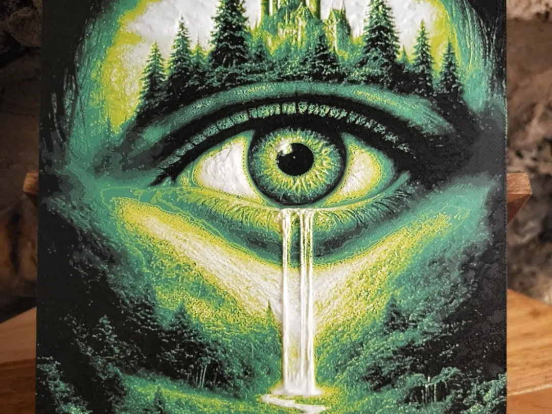 Waterfall of Tears Hueforge - 4 Color