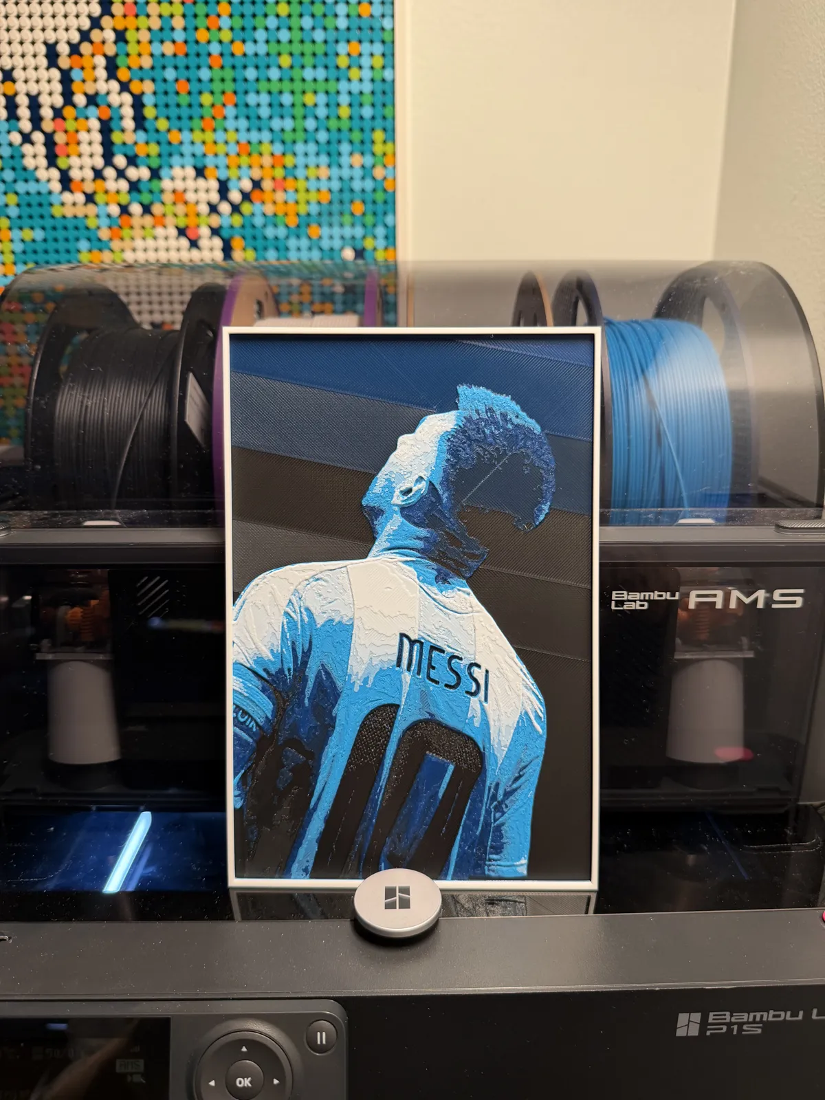 Lionel Messi Argentina HueForge