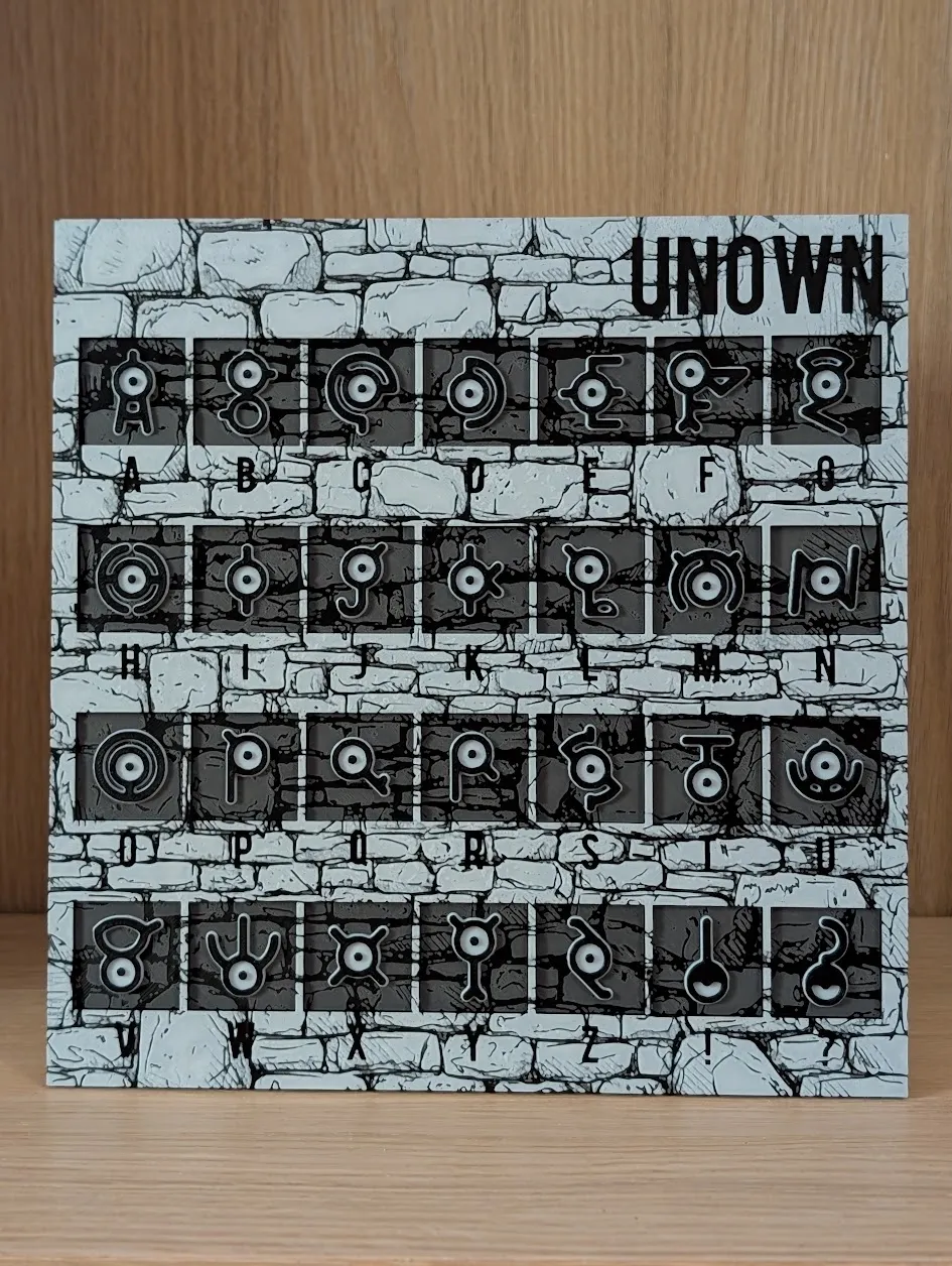 Unown Pokemon Hueforge & Frame
