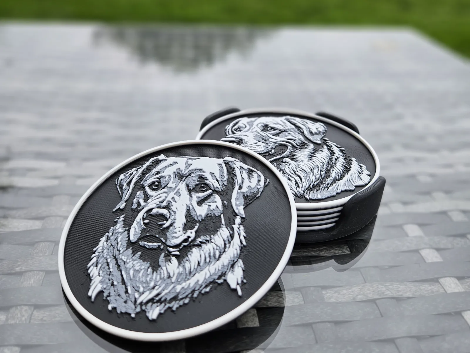 Golden Retriever Coaster Set - Hueforge