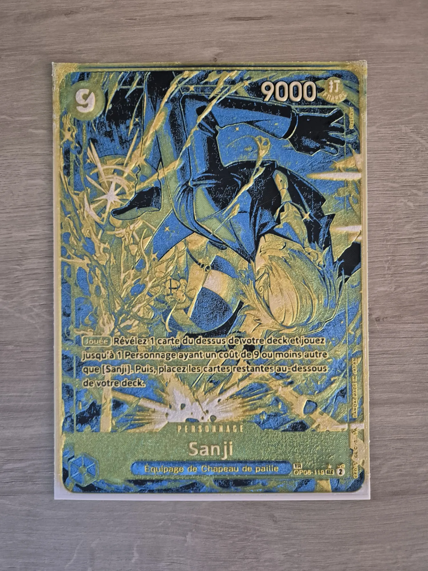 hue forge carte one piece sanji