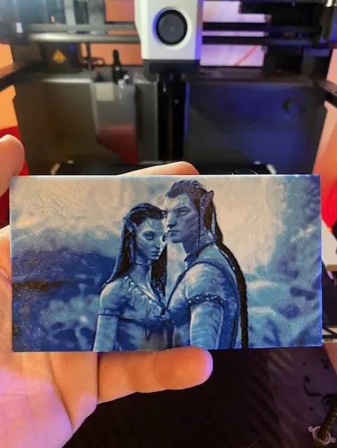 Avatar - HueForge (filament painting)