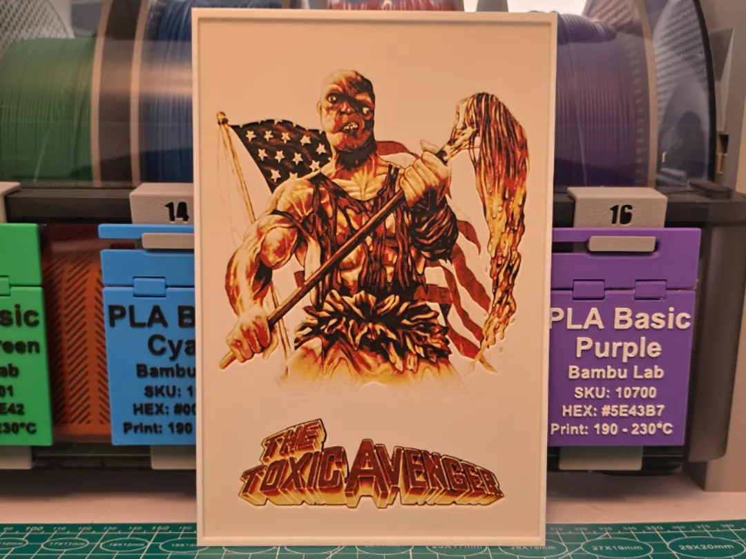 The Toxic Avenger Movie Poster - Hueforge Art