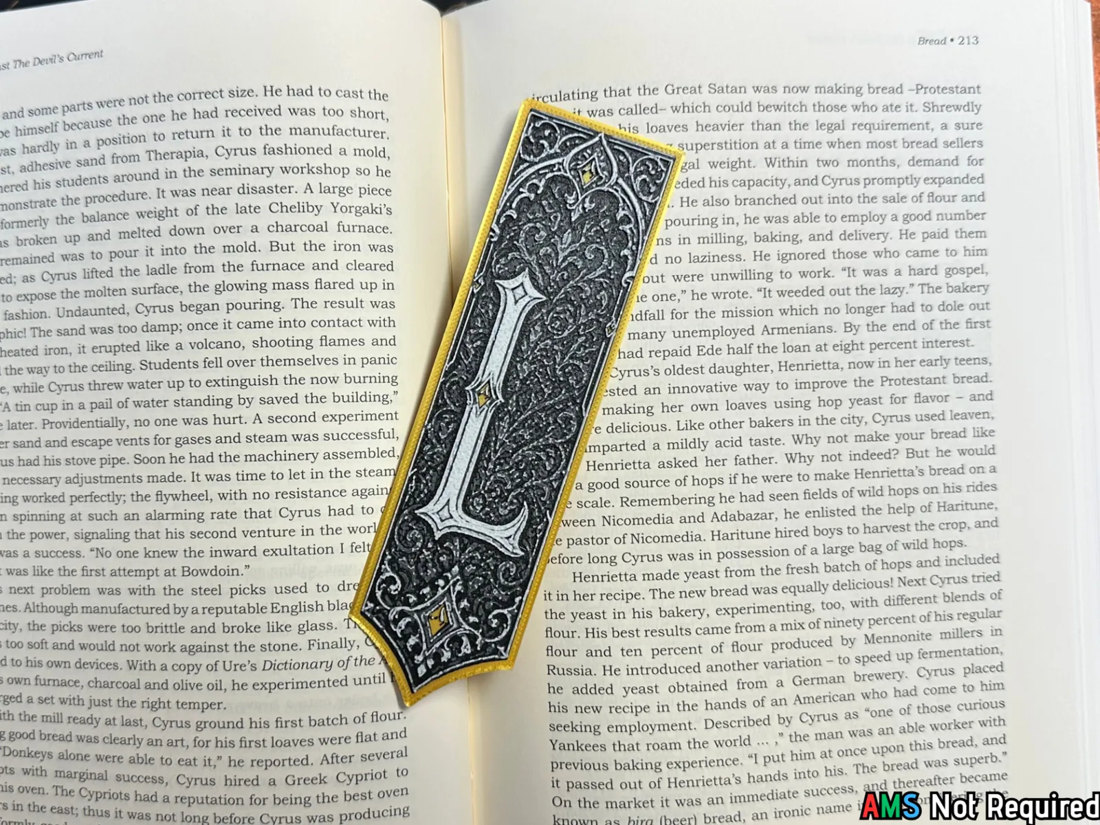 Gothic Letter L Bookmark - HueForge Alphabet