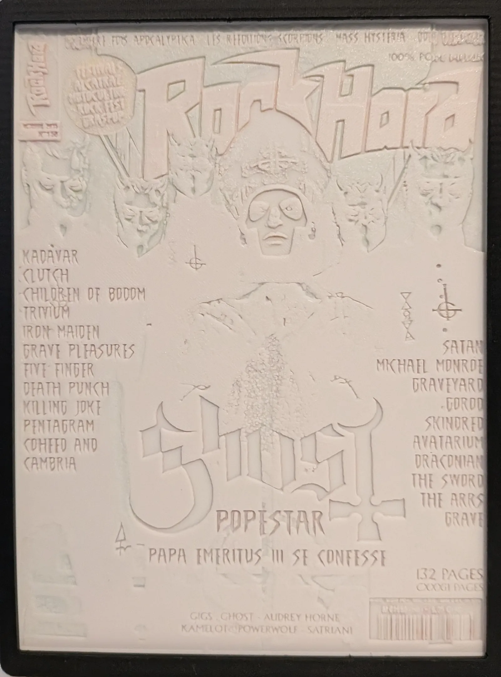 Ghost RockHard Magazine cover Litho