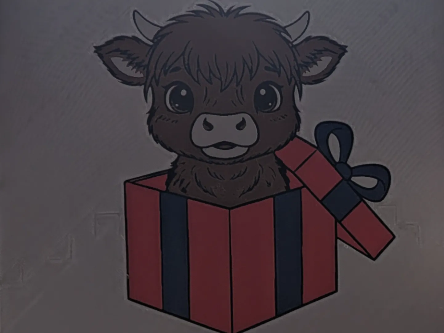 Highland cow hue forge