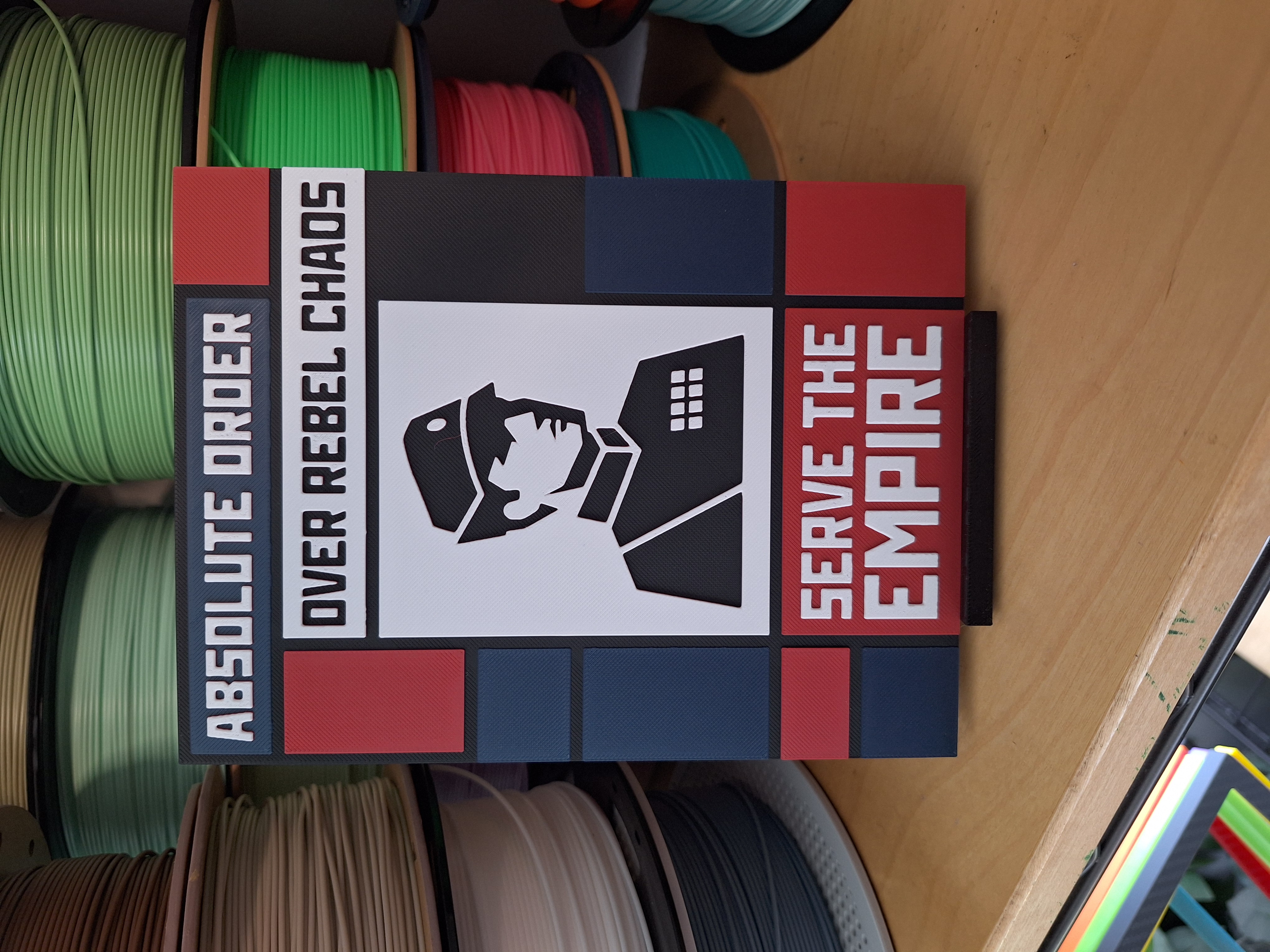 Stop Rebel Chaos - Hueforge Wall Art