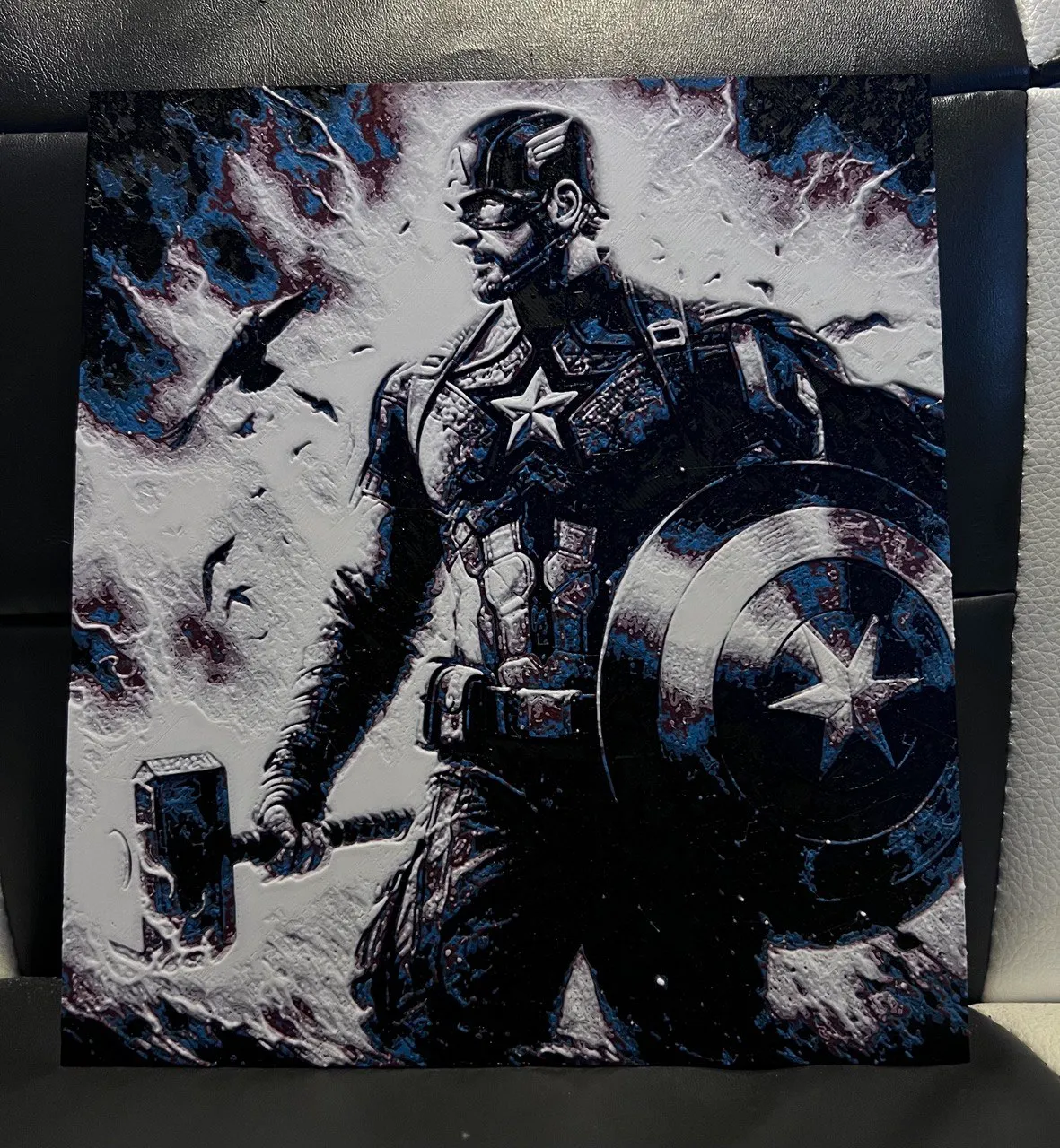 Captain America Hueforge