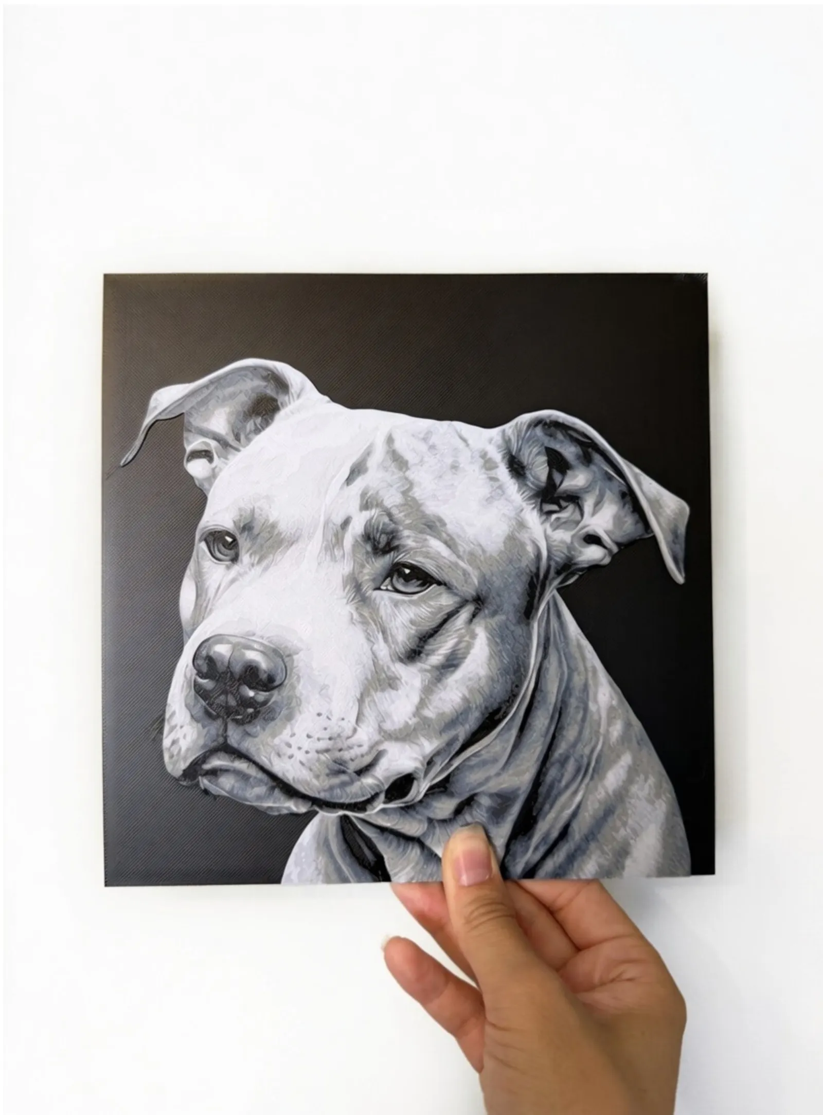 Staffordshire Bull Terrier Staffy Dog Hueforge Art