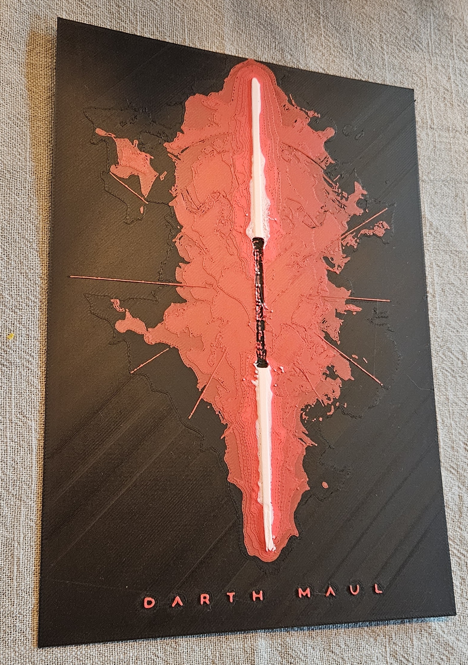 Star Wars Darth Maul lightsaber