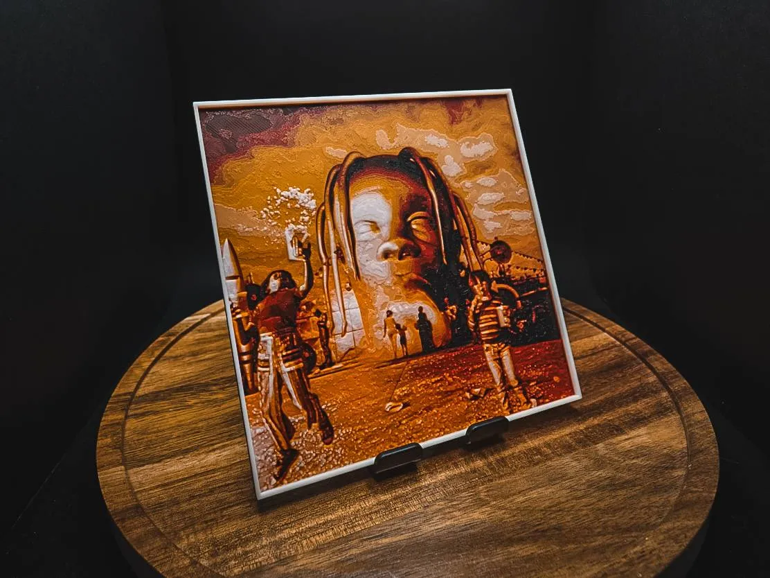 Travis Scott – Astroworld (Album Art - HueForge)