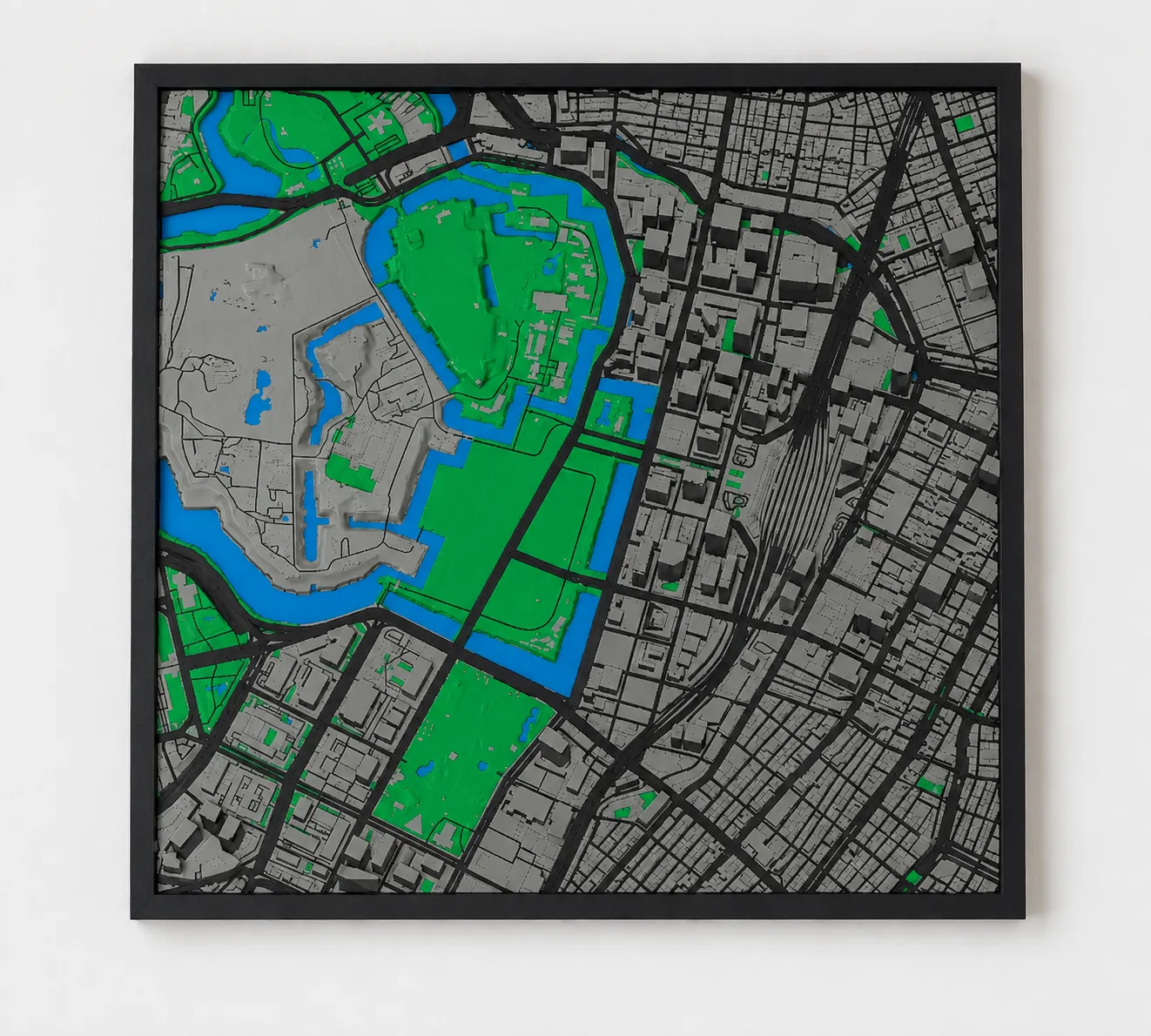 3D City Map of Tokio, Miniature City Map