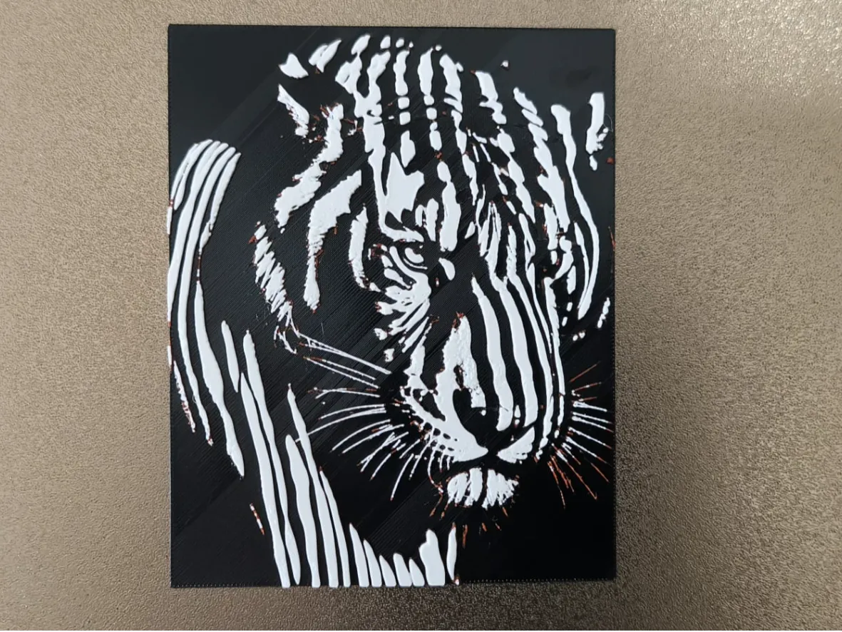 Striped Shadows Series #2 – Tiger Gaze HueForge