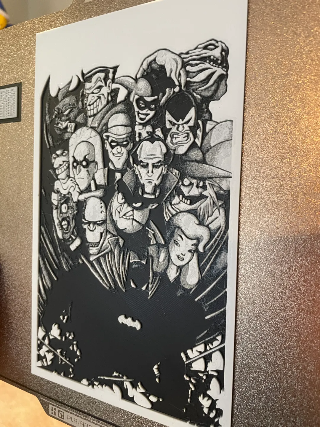 Batman Wall Art / Animated / DC / HueForge / 2d