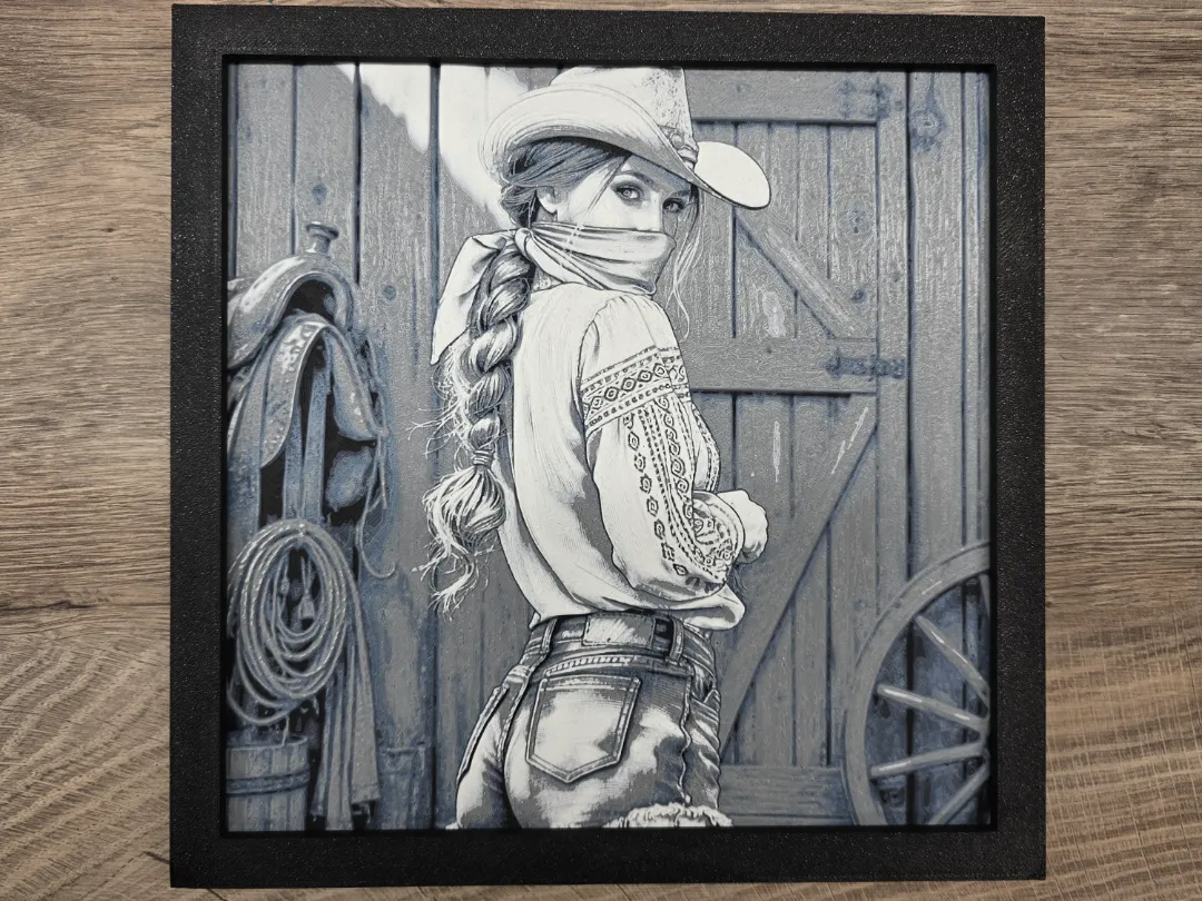 Cowgirl - Hueforge