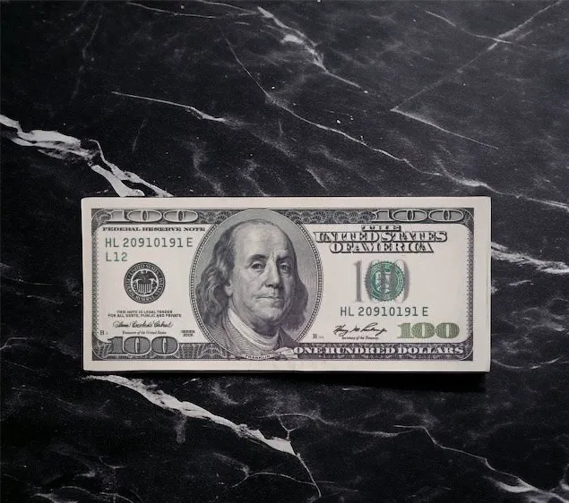 100 Dollar Bill Hueforge