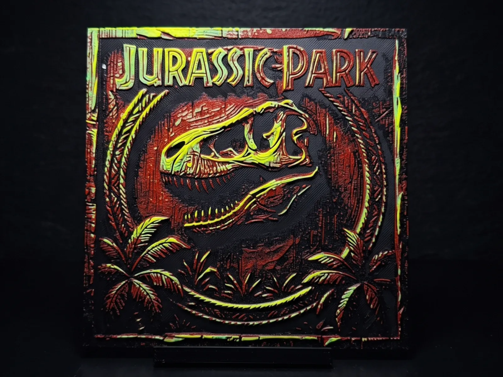 Jurassic Park Emblem - Hueforge