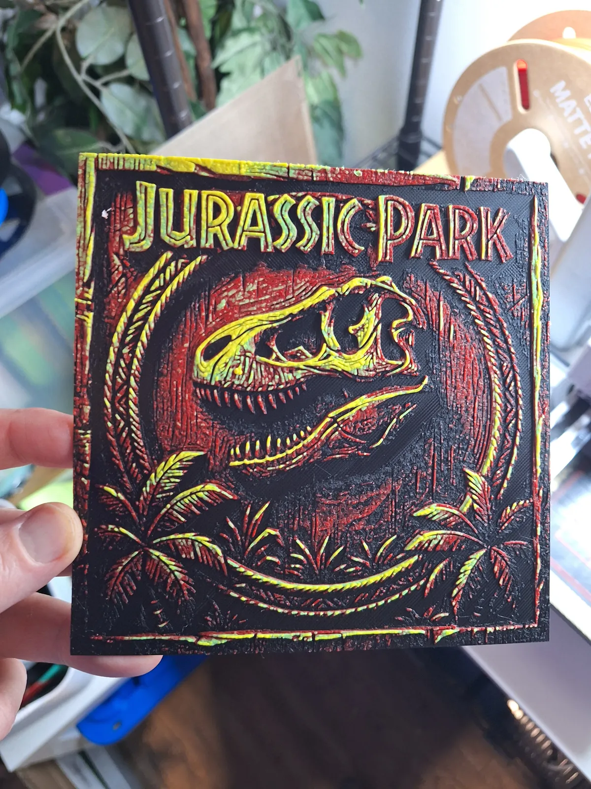 Jurassic Park Emblem - Hueforge
