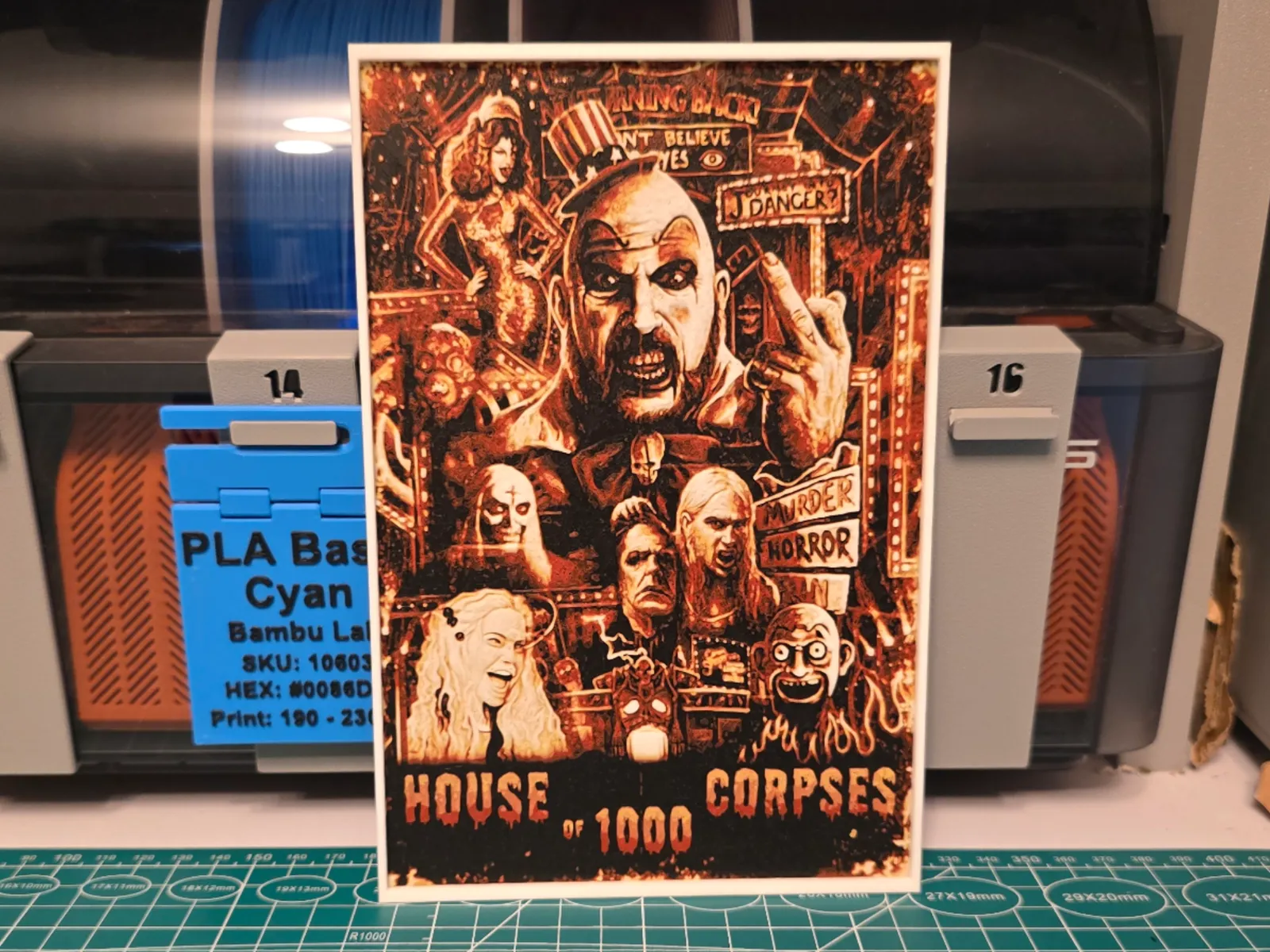House of 1000 Corpses V2 Movie Poster - Hueforge