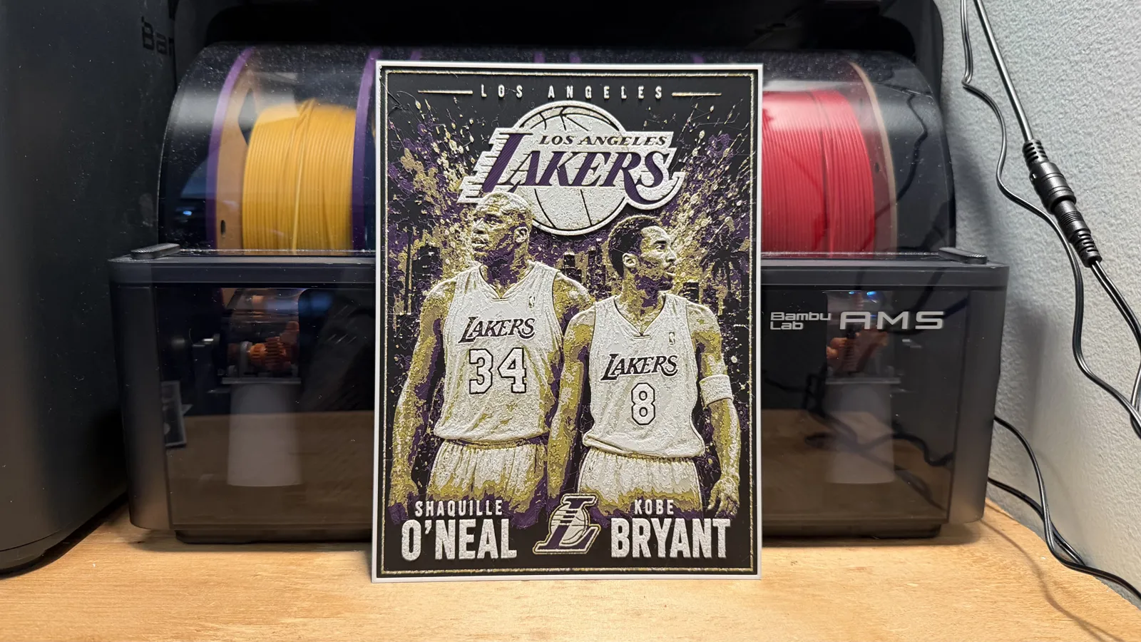 Kobe and Shaq Poster HueForge