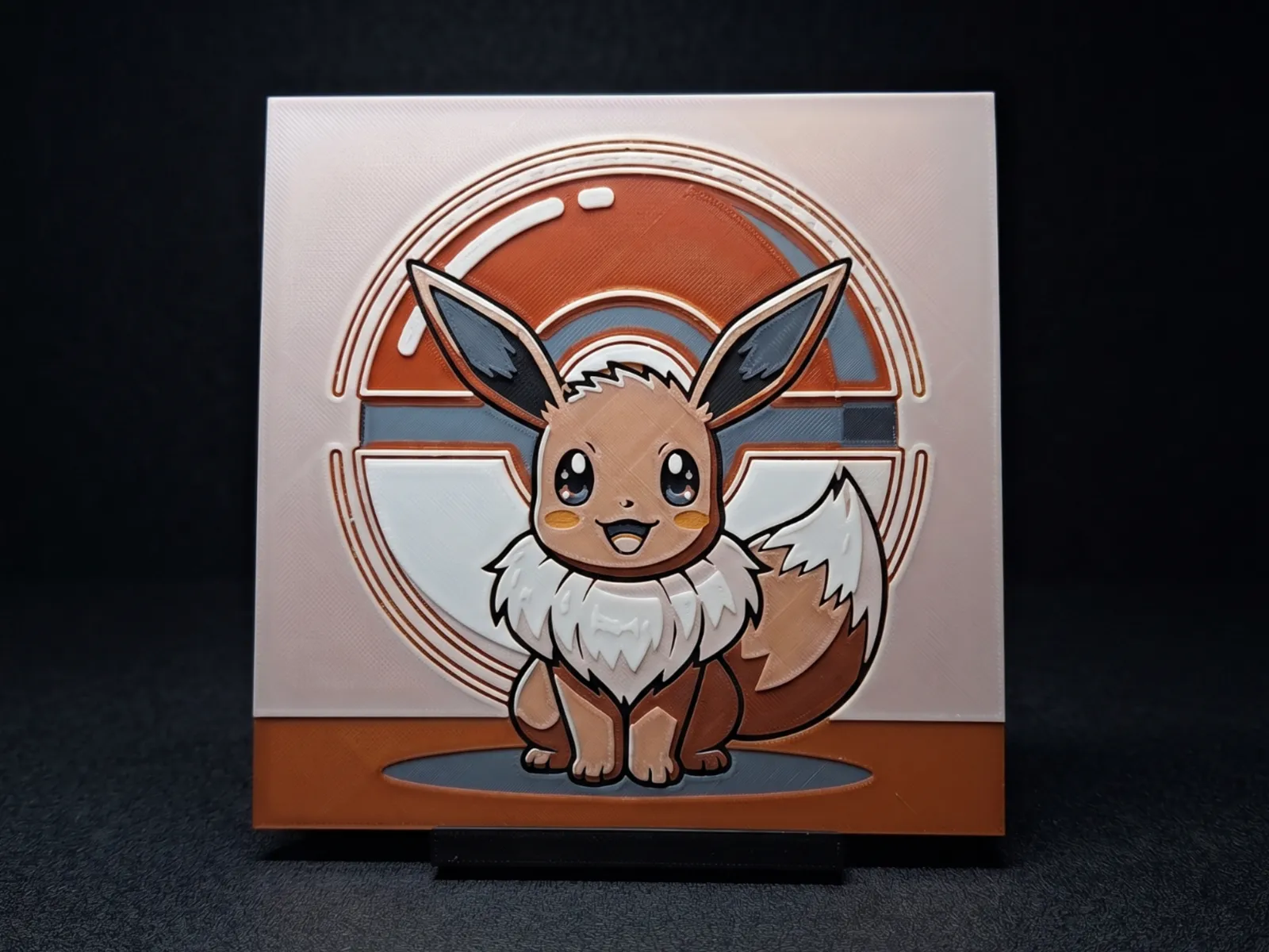 Eevee Pokeball - Hueforge