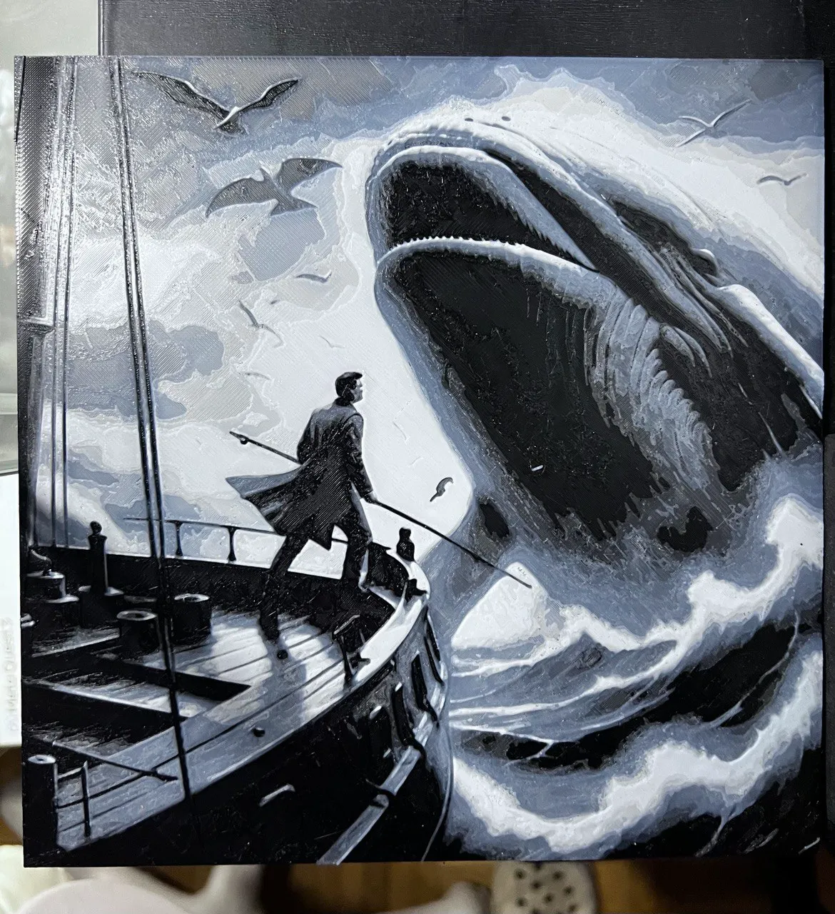 Moby Dick 3 colors Hueforge