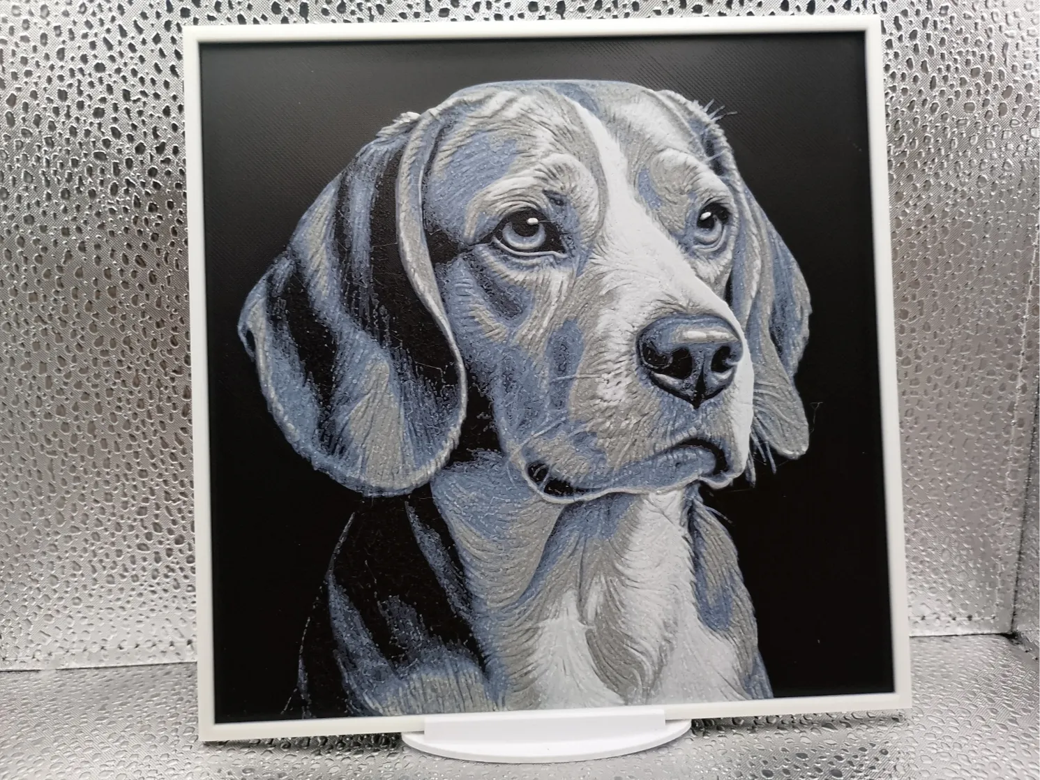 Beagle – Hueforge 3D-Printed Artwork