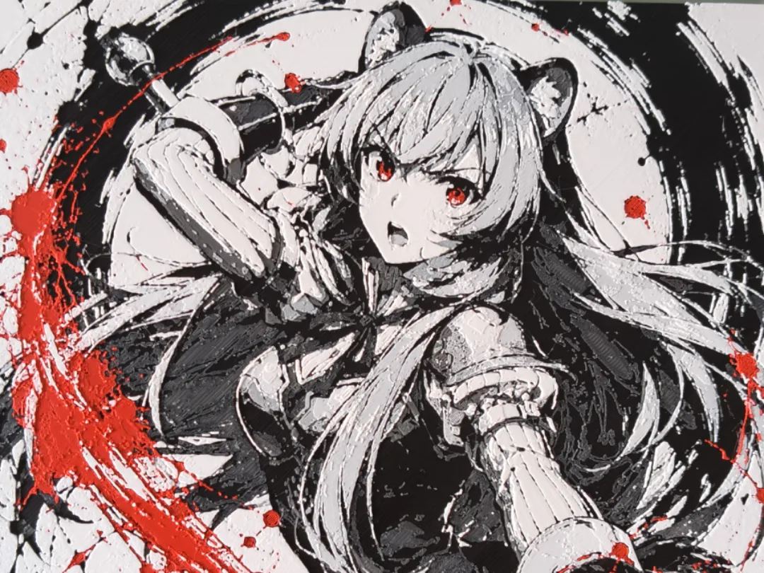 Raphtalia | Shield Hero HueForge Wall Art