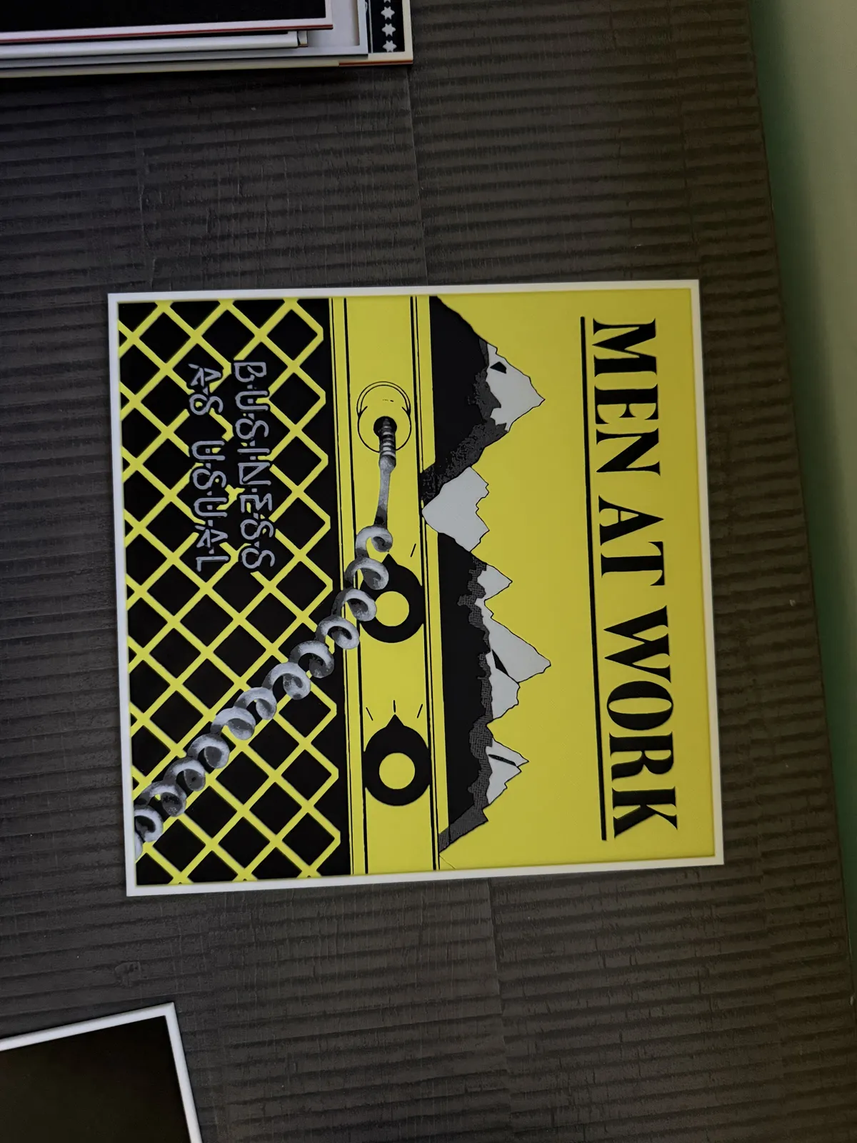 Men At Work album cover hueforge