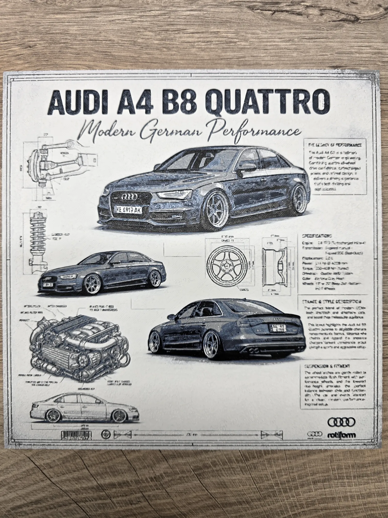 Audi A4 B8 Quattro - Hueforge