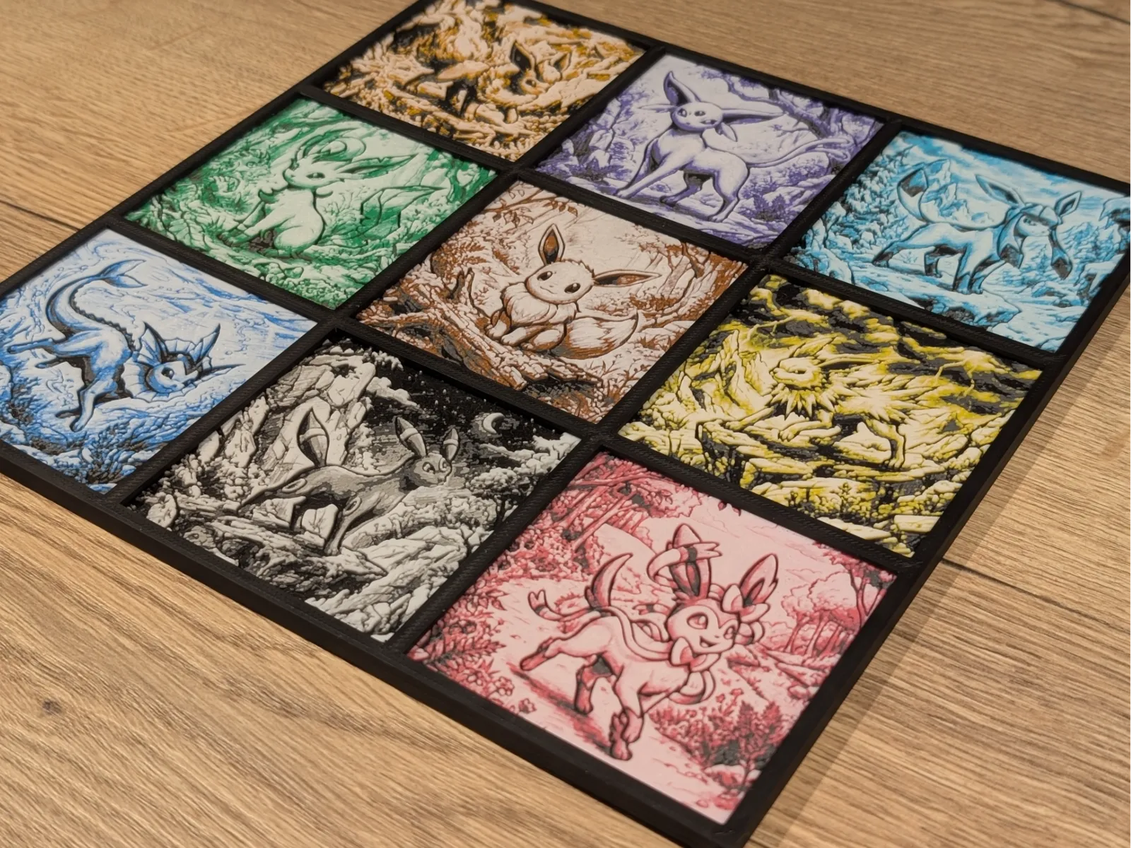 Eeveelution Pokemon Hueforge & Frame