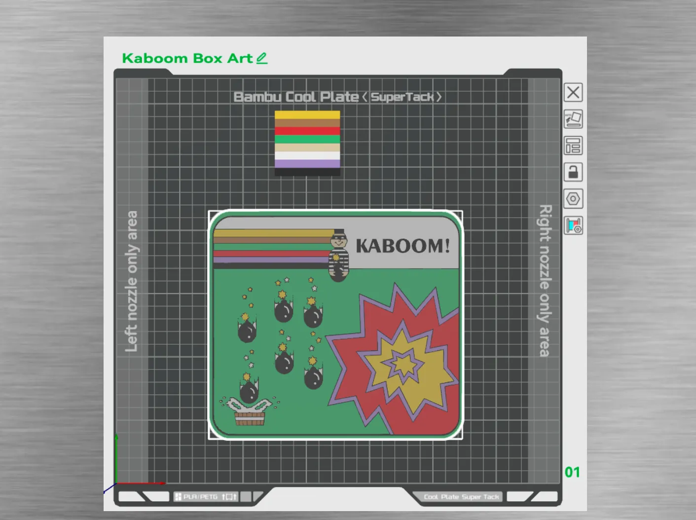 Retro game-Kaboom! Box Art
