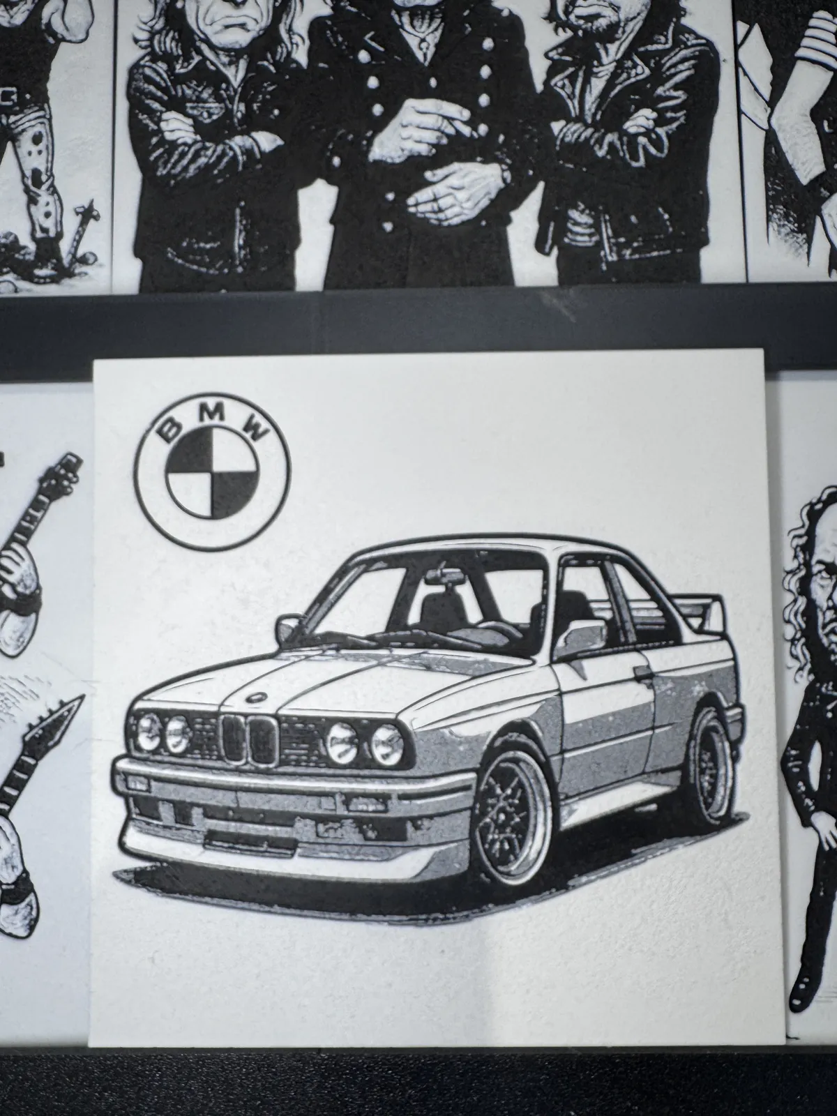 Hue Forge Karikatur 3er BMW