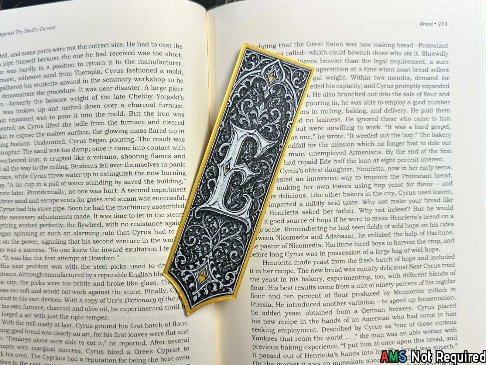 Gothic Letter E Bookmark - HueForge Alphabet